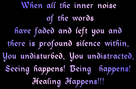Chakra Healing happens