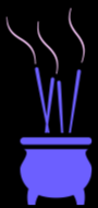incense enhances concentration and focus